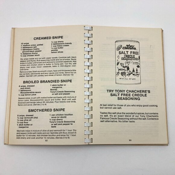 Tony Chachere's Cajun Country Cookbook Revised 13th Printing 1983 Vintage - Picture 8 of 8